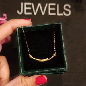 SOLD: 18K Real Saudi Gold Nail Centered Necklace